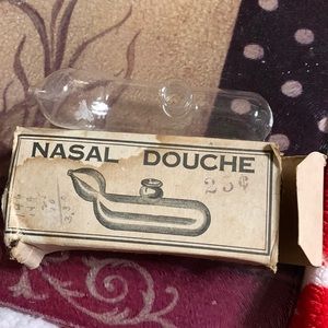 OLD NASAL DOUCHE GLASS
